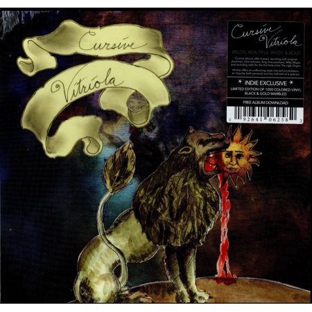 Cursive ''Vitriola'' LP Indie Exclusive (Black and Gold Marbled)