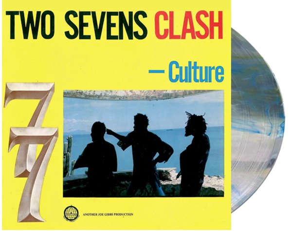 Culture "Two Sevens Clash" LP (Clear w Blue/Yellow Smoke Vinyl)