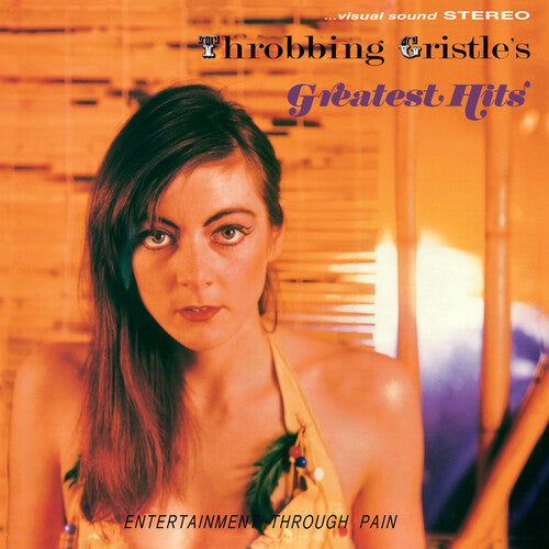 Throbbing Gristle "Throbbing Gristle's Greatest Hits (Entertainment Through Pain)" LP (Orange Vinyl)