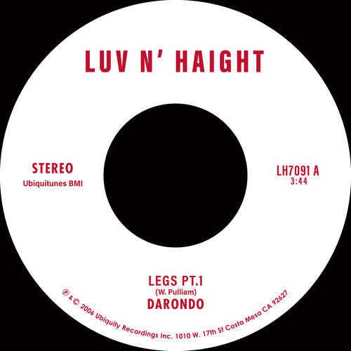 Darondo ''Legs Pt. 1 / Let My People Go'' 7"