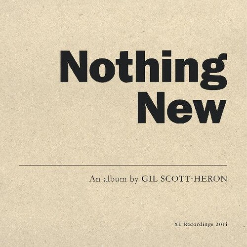 Gil Scott-Heron "Nothing New" LP