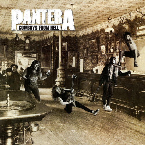 Pantera "Cowboys From Hell" LP (White & Whiskey Brown Vinyl)