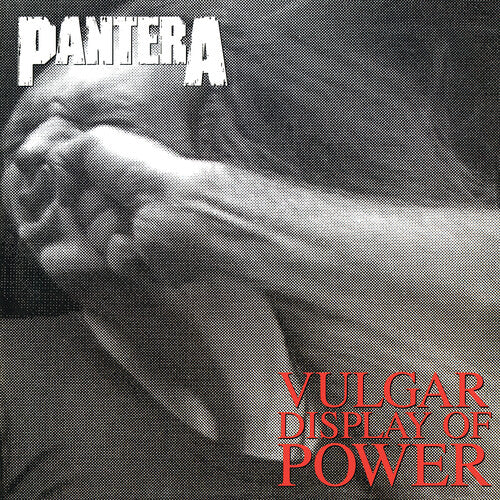 Pantera ''Vulgar Display Of Power'' LP (White & Metal Grey)