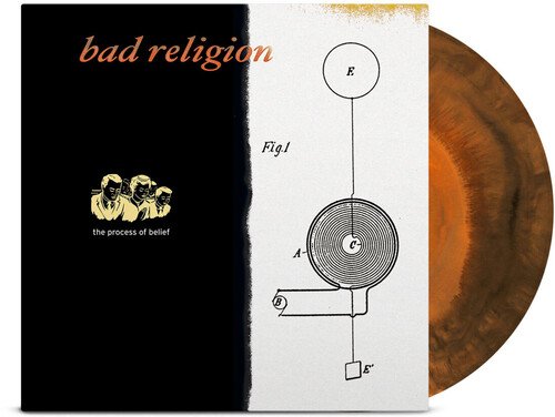 Bad Religion "The Process of Belief" LP (Orange and Black Vinyl)