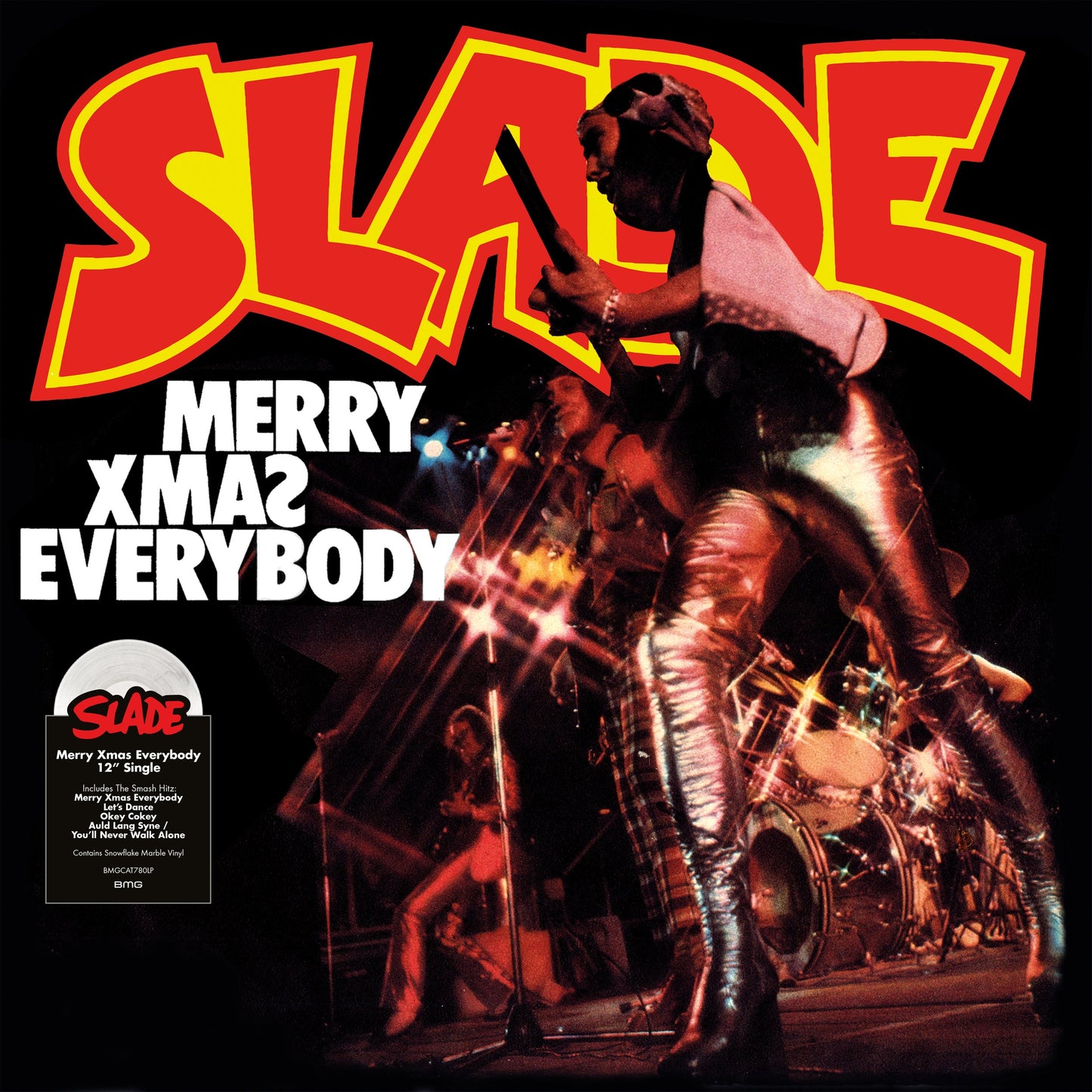Slade "Merry Xmas Everybody" 12" (Snowflake Marble Vinyl)