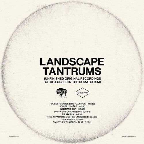 Mars Volta ''Landscape Tantrums (Unfinished Original Recordings Of De-Loused In Comatorium)'' LP