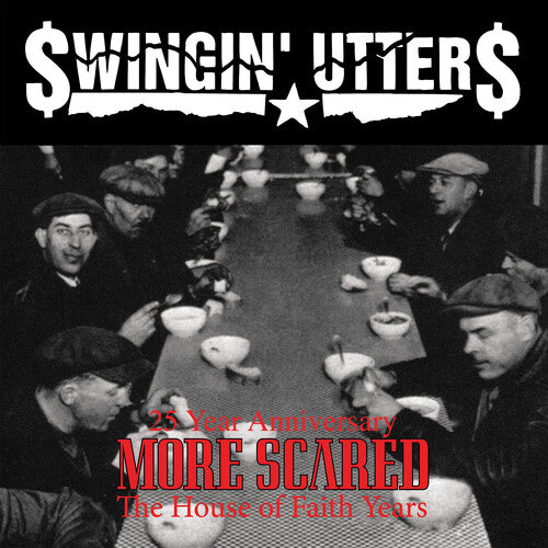 Swingin' Utters "More Scared" LP (Black/White Vinyl)