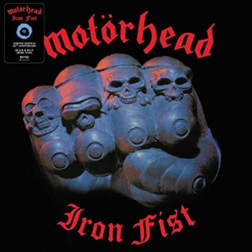 Motorhead ''Iron Fist'' LP (Black & Blue Swirl Vinyl)