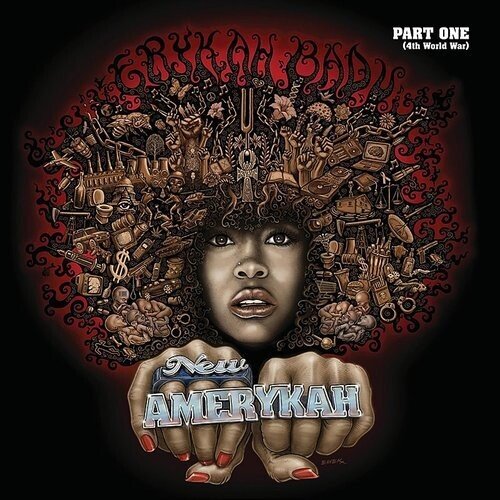 DAMAGED: Erykah Badu "New Amerykah: Part One" 2xLP (Purple Vinyl)