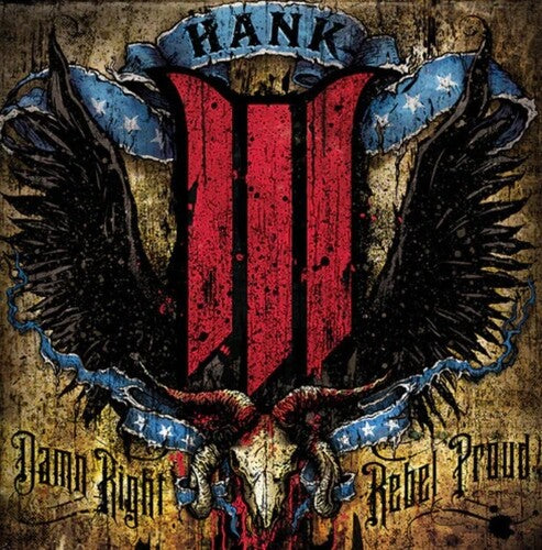 Hank III "Damn Right, Rebel Proud" 2xLP (Blue Vinyl)