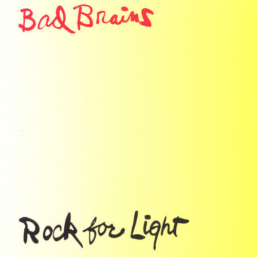 Bad Brains "Rock For Light" LP (Yellow w/ Red Splatter)