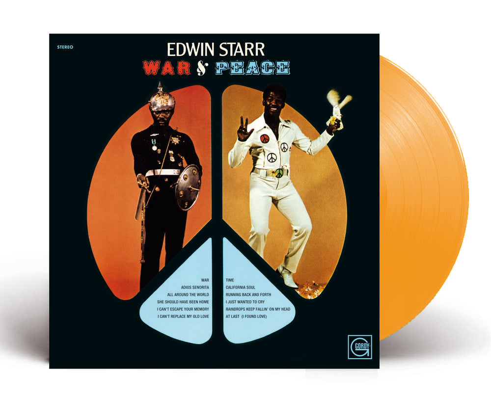 Edwin Starr ''War And Peace'' LP  (Orange Vinyl)