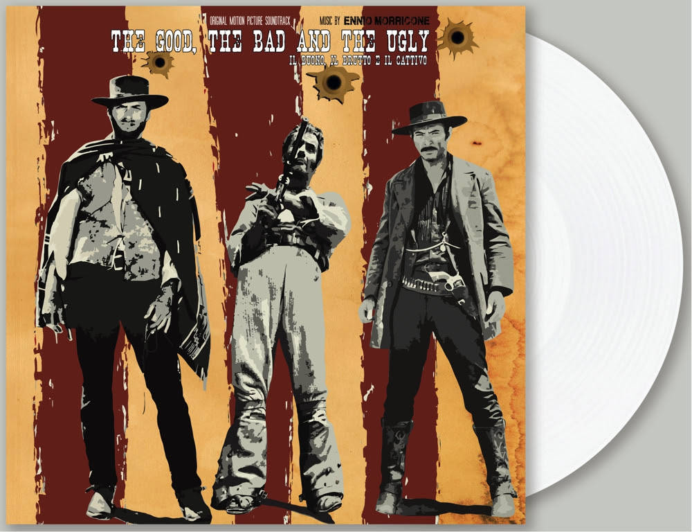 Ennio Morricone ''The Good, The Bad And The Ugly (Il Buono, Il Brutto E Il Cattivo)'' LP (White Vinyl)