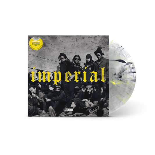 Denzel Curry "Imperial" Indie Exclusive LP (Black/White/Yellow Smoke)