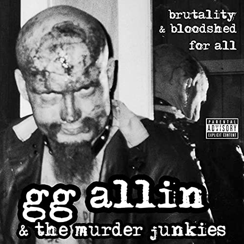 GG Allin & The Murder Junkies ''Brutality & Bloodshed For All'' LP  (Color Vinyl)