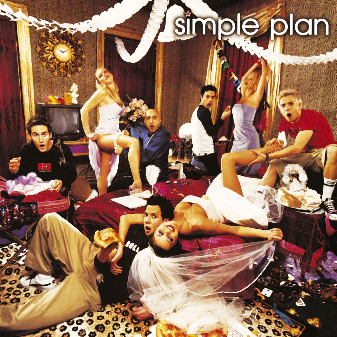 Simple Plan "No Pads, No Helmets...Just Balls" LP (Crystal Clear)