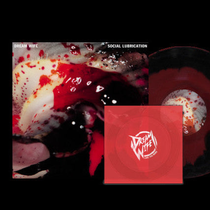 Dream Wife "Social Lubrication" (Red & Black LP + Red Flexi)