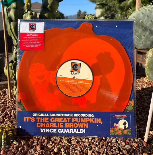 Vince Guaraldi "It’s The Great Pumpkin, Charlie Brown: Music From The Soundtrack" LP (Translucent Orange, Shape)