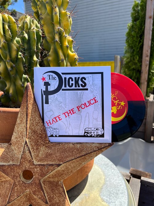 The Dicks "Hate The Police" 7" (Red/Black Split Vinyl)
