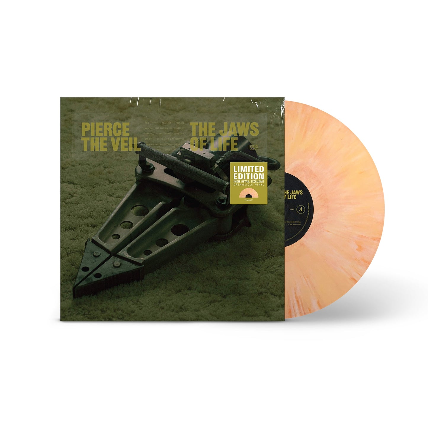 Pierce The Veil "The Jaws Of Life" LP (Dreamsicle vinyl)