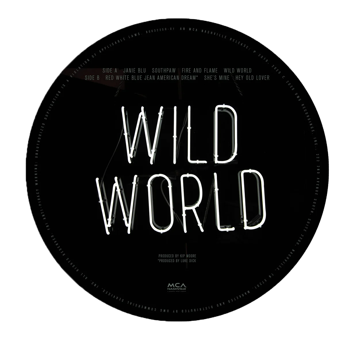 Kip Moore "Wild World" 2xLP (Picture Disc)