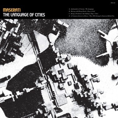 Maserati ''The Language Of Cities'' LP (Clear w/ Red & Yellow)