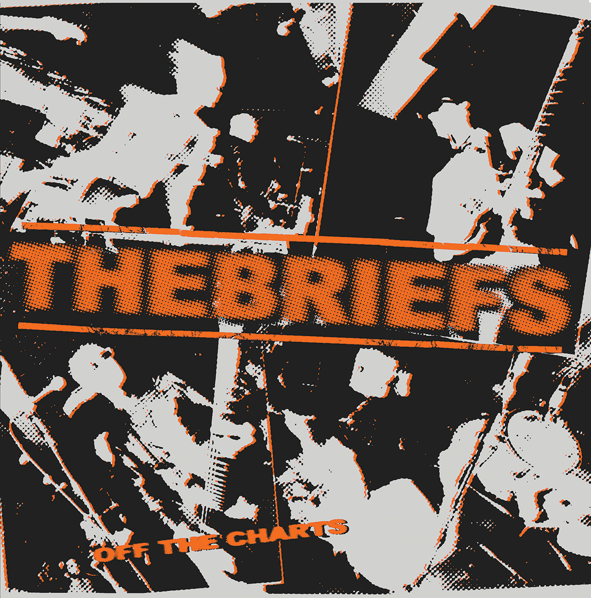 The Briefs "Off The Charts" LP (Silver Vinyl, Orange & Black Splatter)