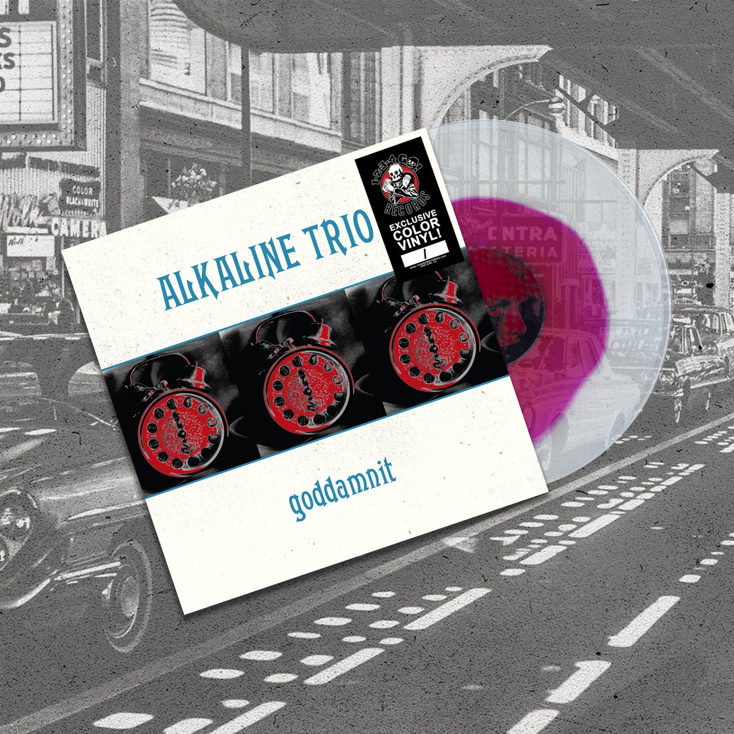 Alkaline Trio "Goddamnit" LP (1-2-3-4 Go! Records Exclusive Color!)