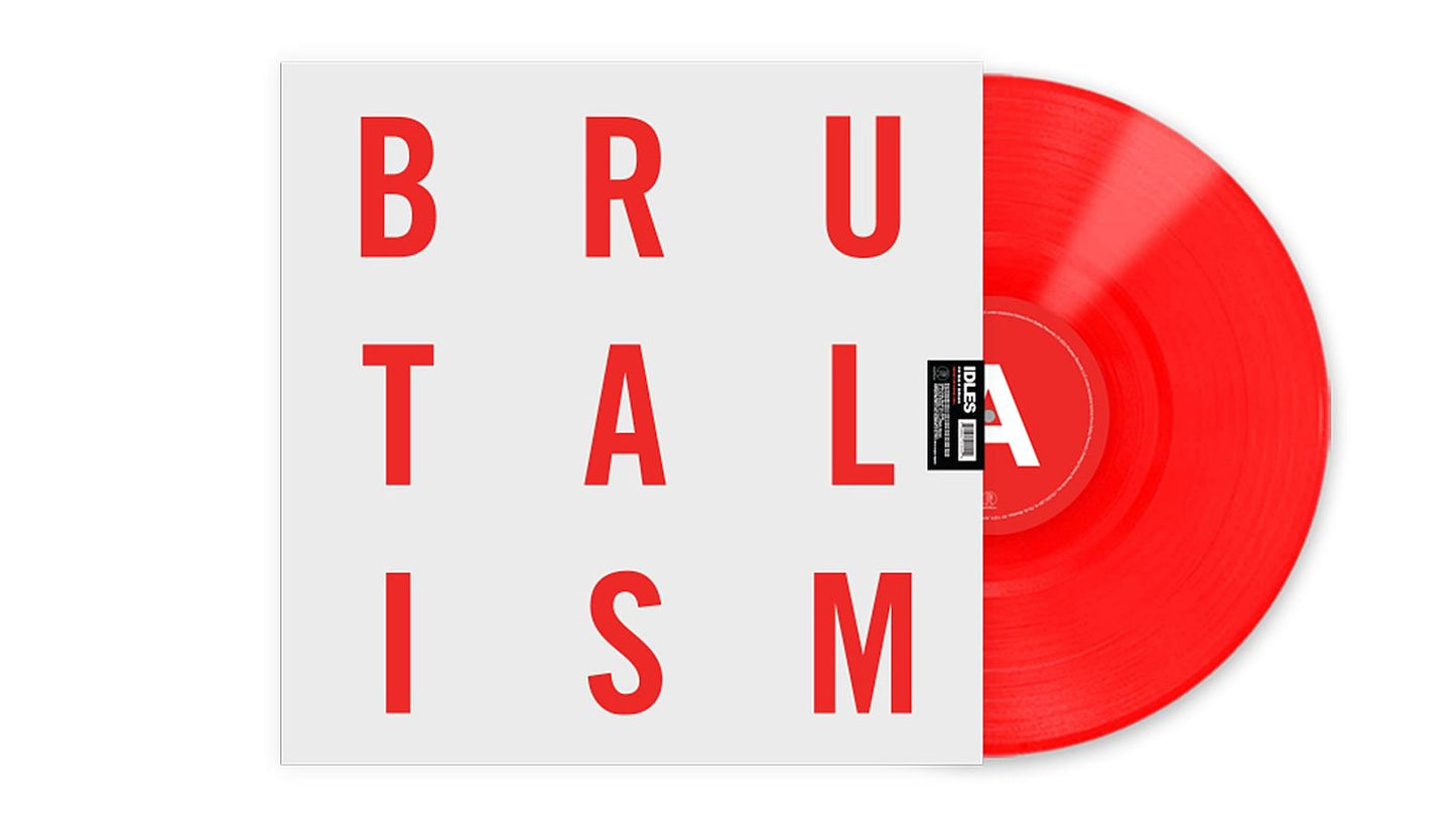 Idles ''Brutalism'' LP (Red Vinyl)