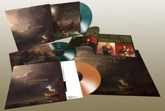 Candlemass "Nightfall" 3xLP (Orange/Teal/Dark Green) Box Set