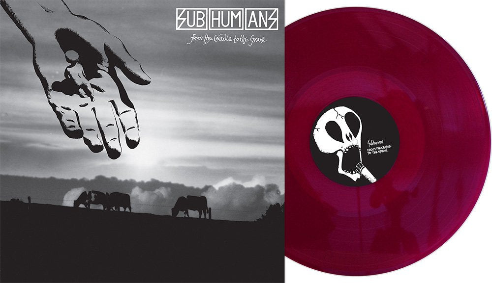 Subhumans "From The Cradle To The Grave" LP (Deep Purple Vinyl)