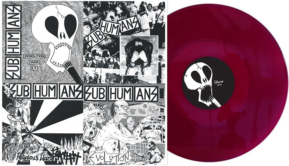 Subhumans "EP-LP" LP (Deep Purple Vinyl)