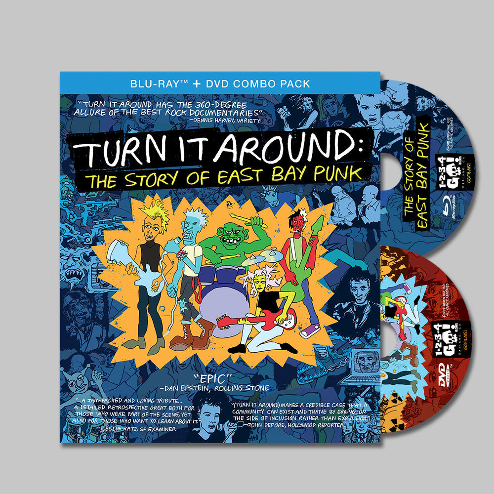 Turn It Around: The Story of East Bay Punk Blu-Ray/DVD combo pack