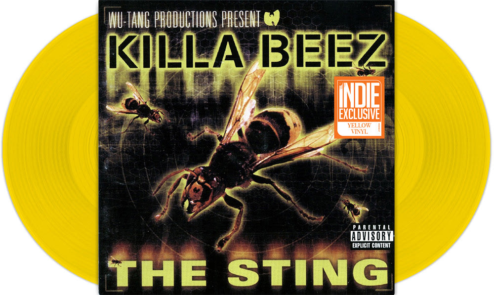 Wu-Tang Productions Present Killa Beez "The Sting"  Indie Exclusive 2xLP (Yellow vinyl)